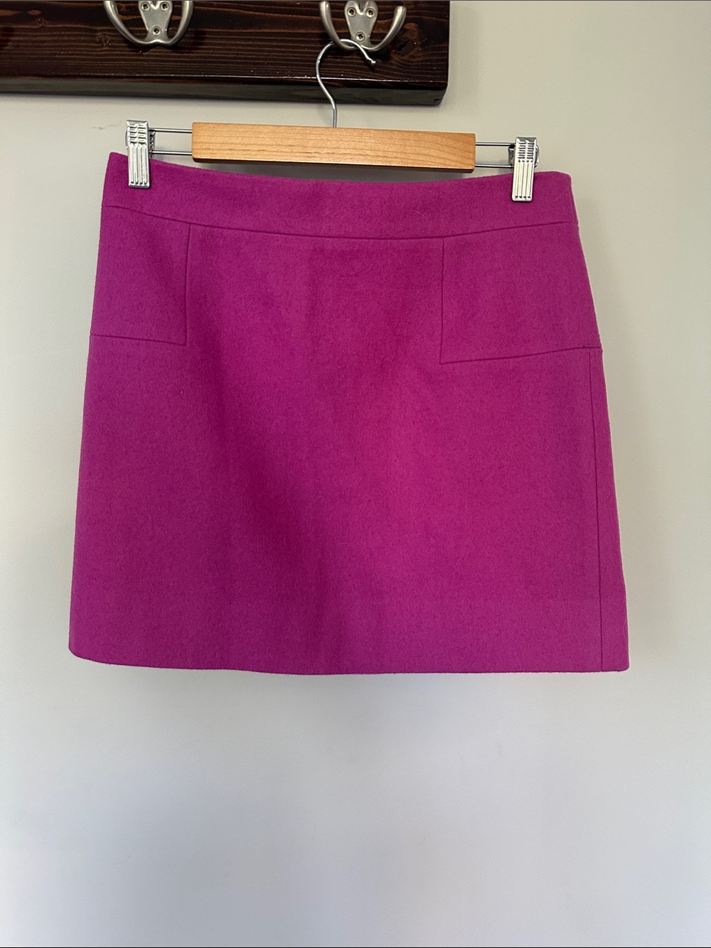 J. Crew Bright Magenta Mini Skirt